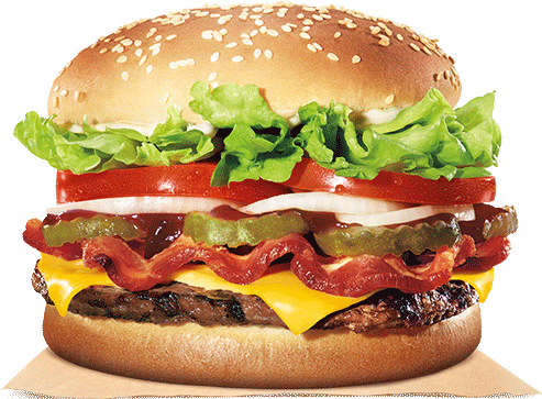 Classic Cheeseburger Deluxe PNG Image