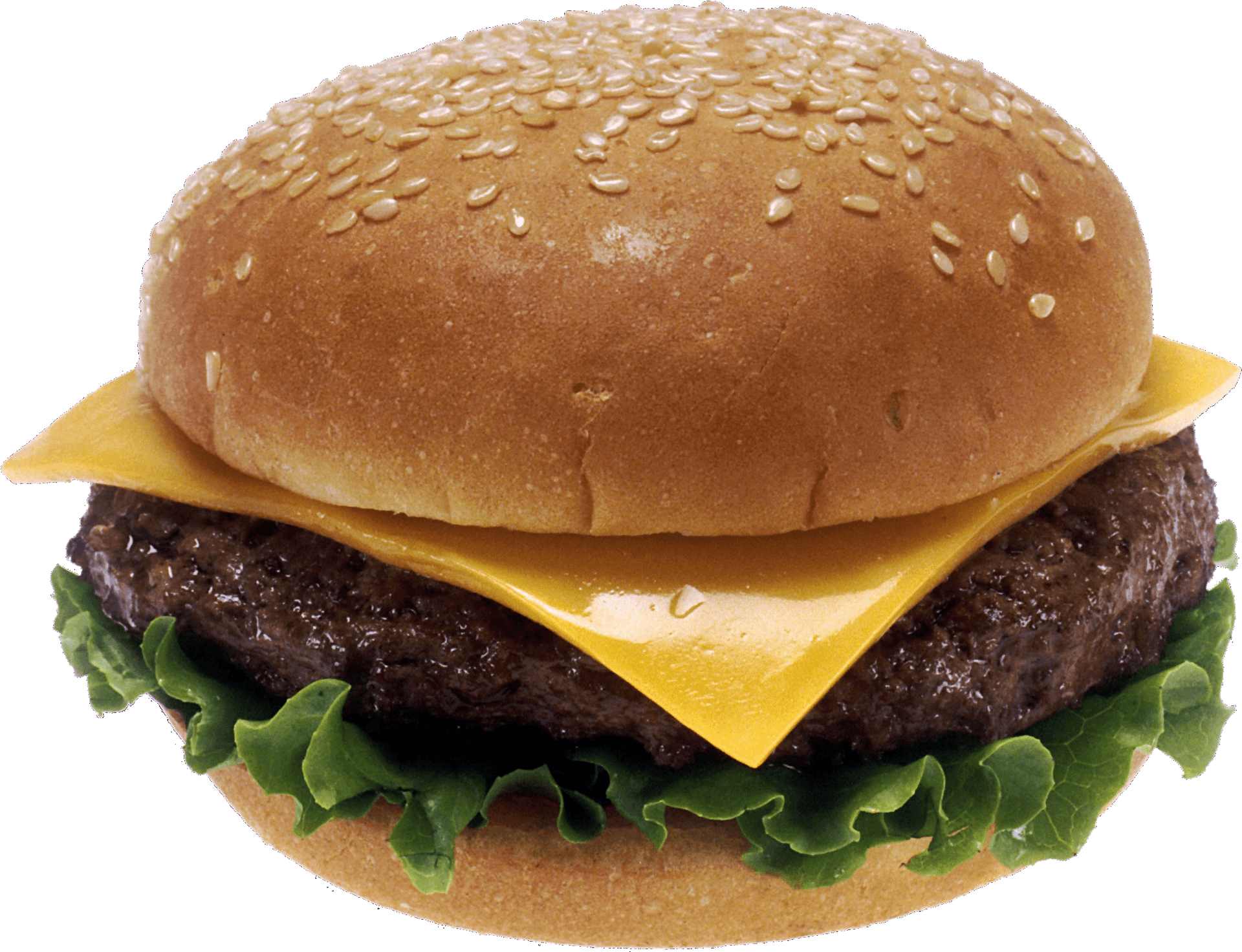 Classic Cheeseburger Transparent Background.png PNG Image