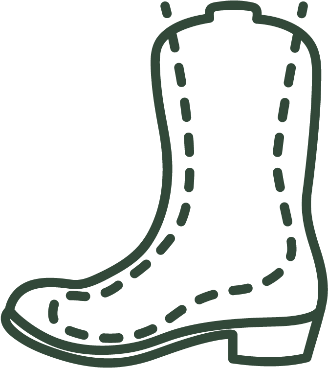 Classic Cowboy Boot Illustration PNG Image