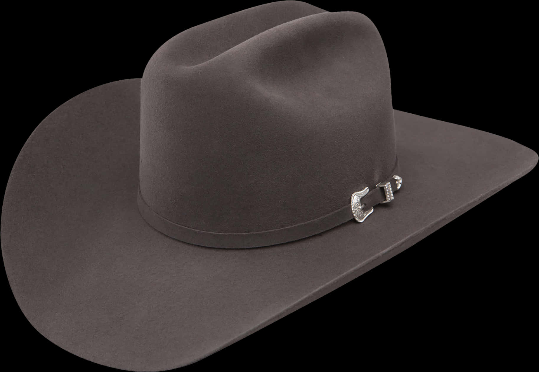 Classic Cowboy Hat Black PNG Image