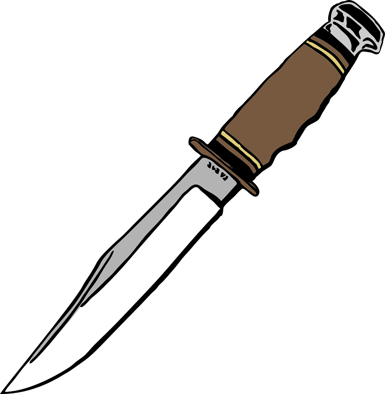 Classic Dagger Illustration PNG Image