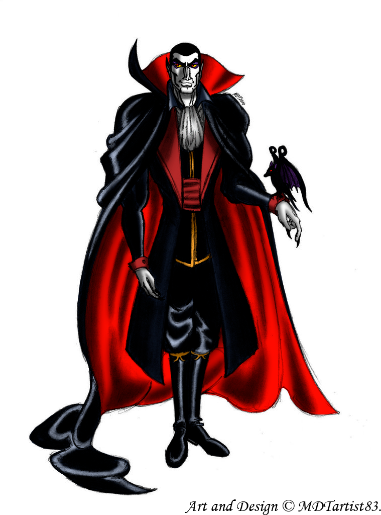 Classic Dracula Illustration PNG Image