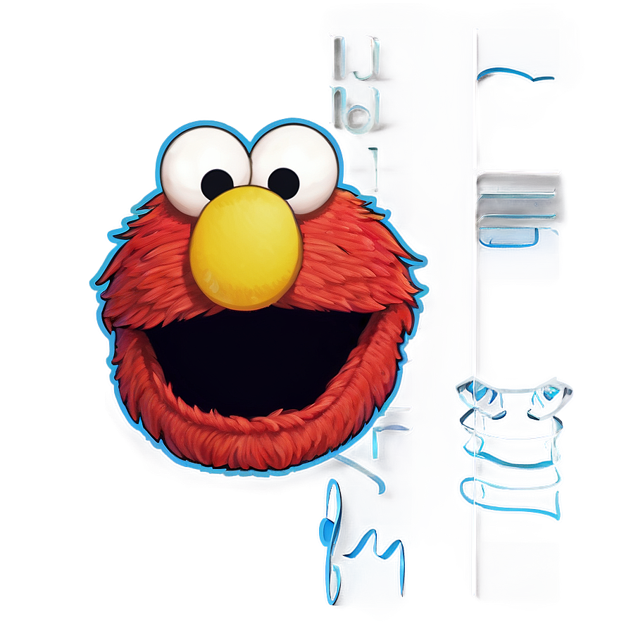 Classic Elmo Face Expression Png Puu PNG Image