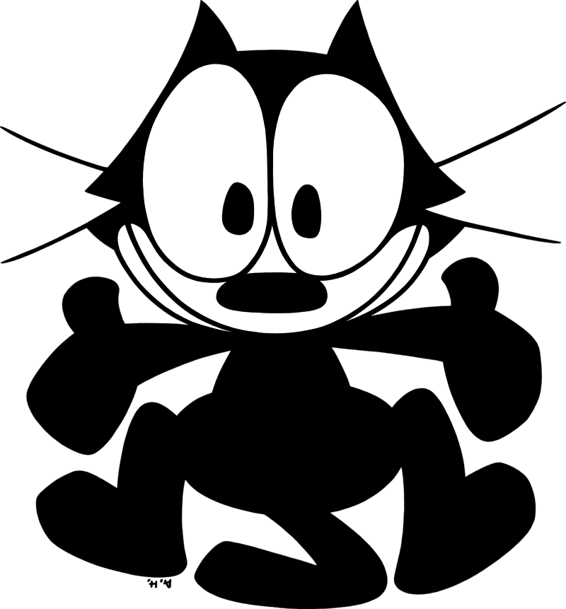 Classic Felix The Cat Animation PNG Image