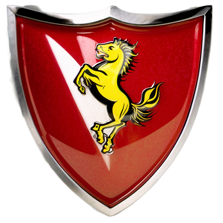 Classic Ferrari Emblem Png Wcb PNG Image