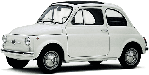 Classic Fiat500 Profile View PNG Image