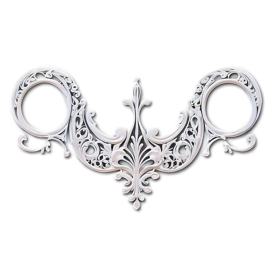 Classic Filigree Scrollwork Png Loy PNG Image