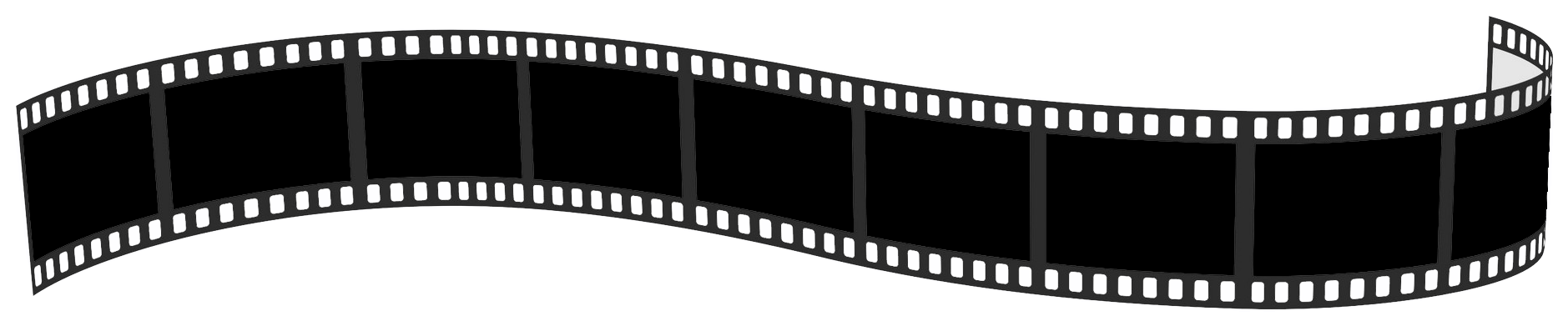 Classic Film Reel Graphic PNG Image