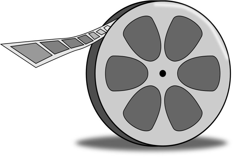 Classic Film Reel Illustration PNG Image