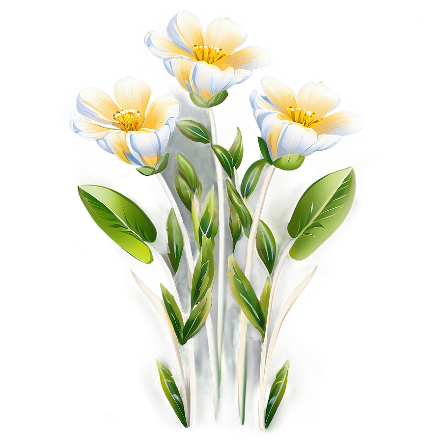 Classic Flower Illustration Png Otb39 PNG Image