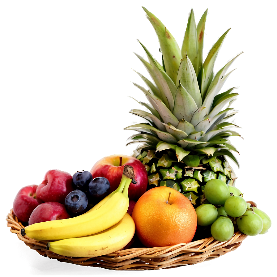 Classic Fruit Basket Png 14 PNG Image