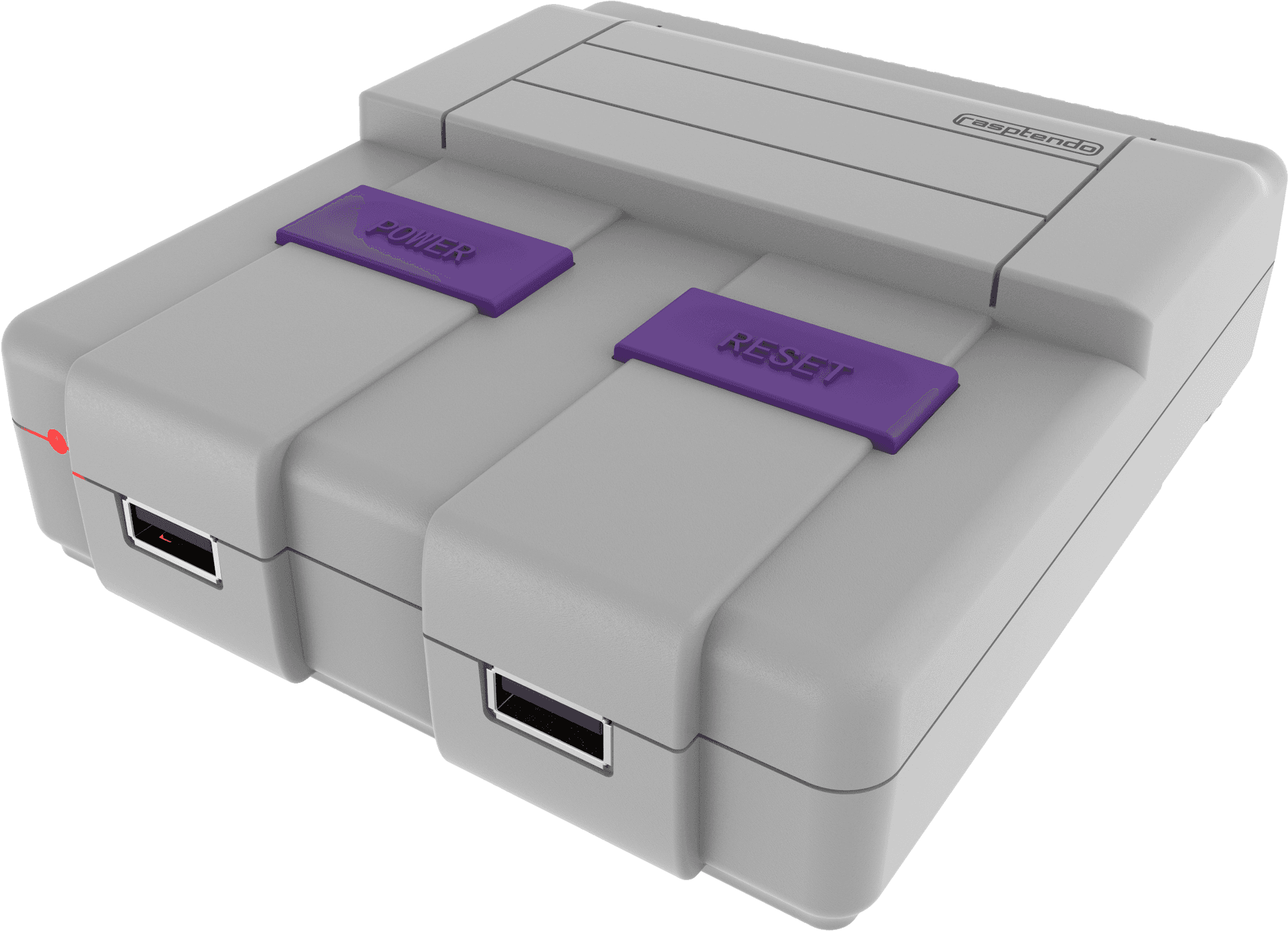 Classic Game Console3 D Render PNG Image