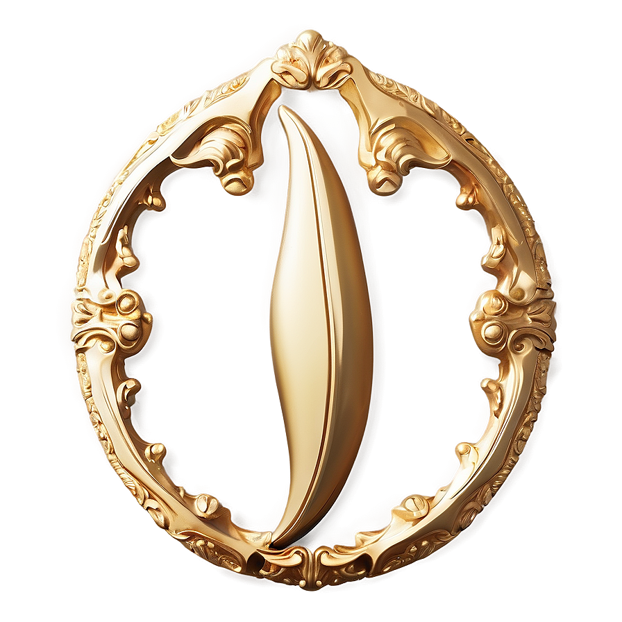 Classic Gold Plaque Png Lmp76 PNG Image