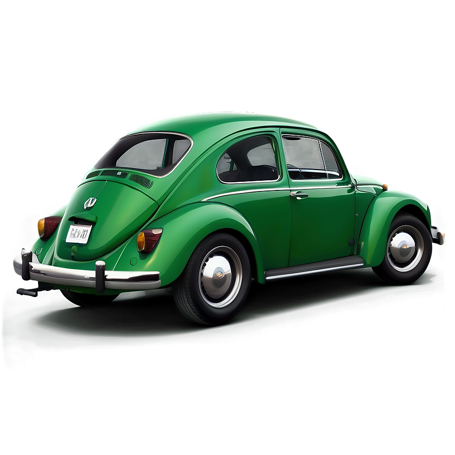 Classic Green Vw Beetle Png 95 PNG Image