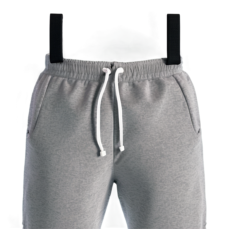 Classic Grey Sweatpants Png 06282024 PNG Image