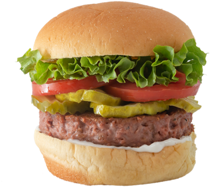 Classic Hamburger Transparent Background PNG Image