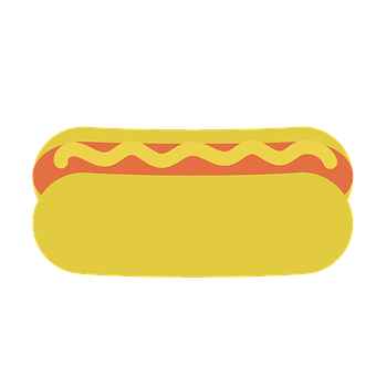 Classic Hotdog Icon PNG Image