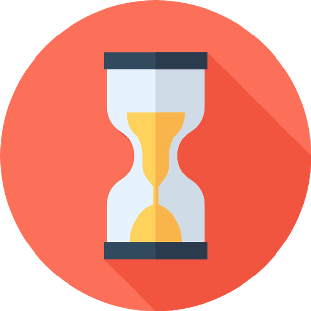 Classic Hourglass Icon PNG Image