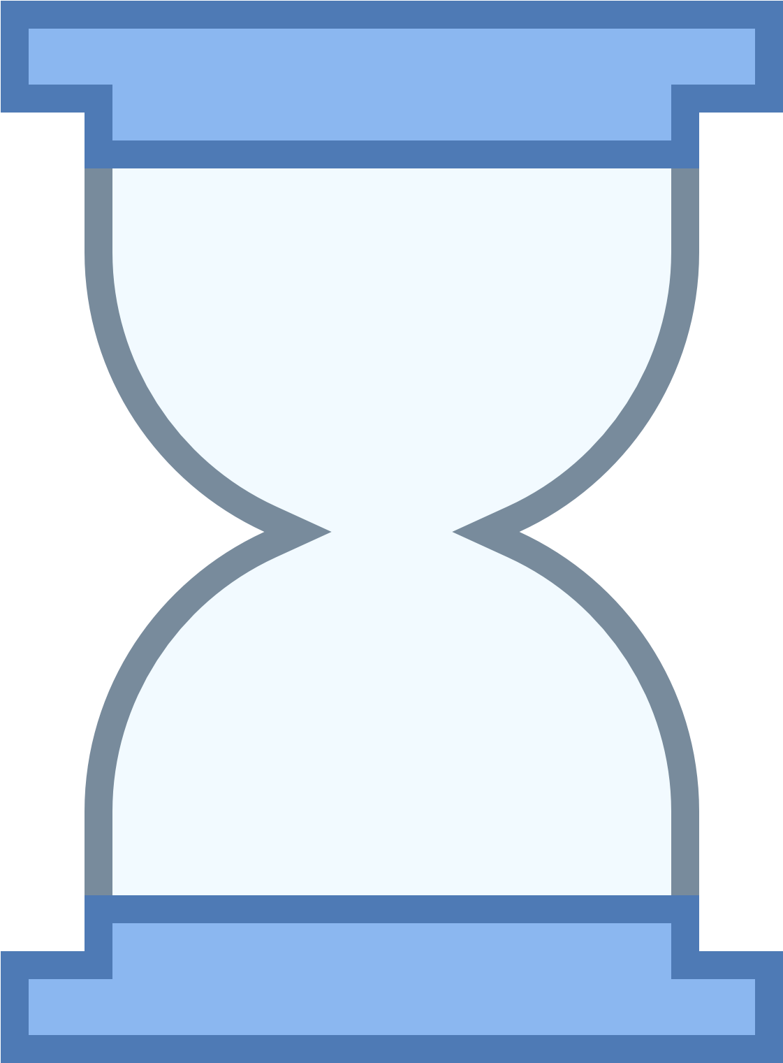 Classic Hourglass Icon PNG Image