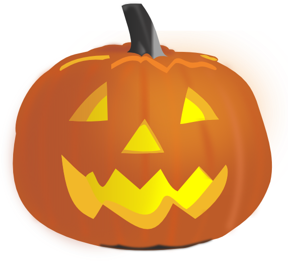 Classic Jack O Lantern Face PNG Image