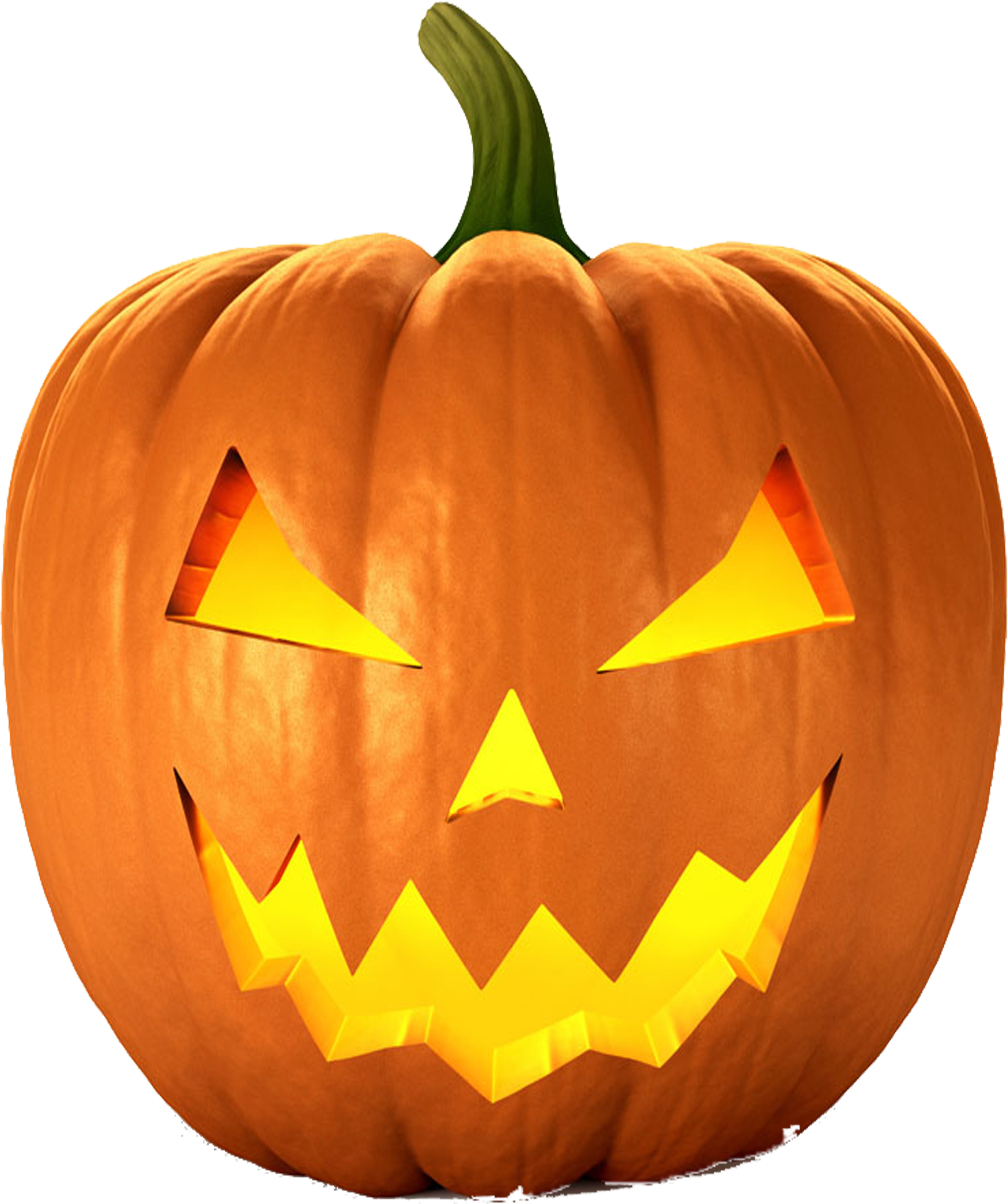 Classic Jack O Lantern Pumpkin PNG Image