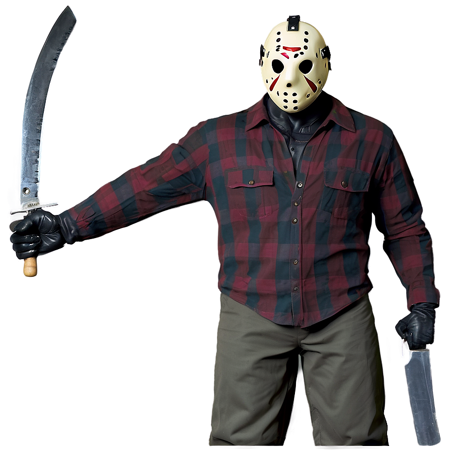 Classic Jason Voorhees Pose Png 6 PNG Image