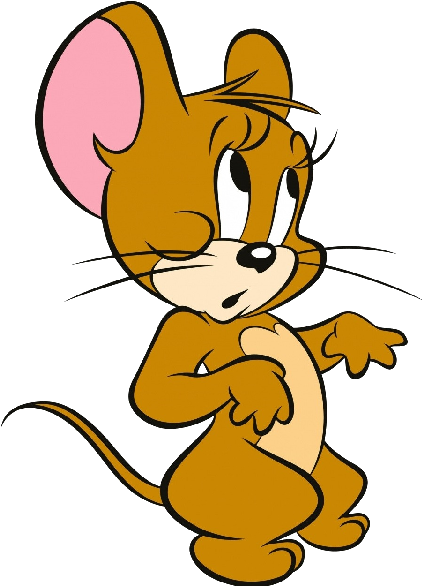 Classic Jerry Mouse Standing PNG Image