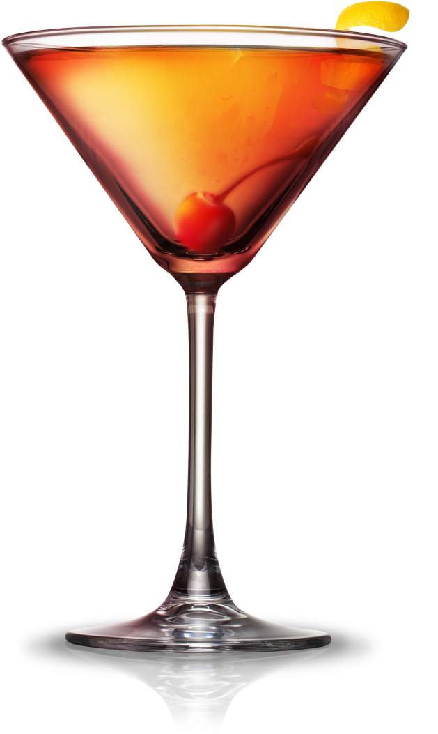 Classic Martini Cocktailwith Olive PNG Image