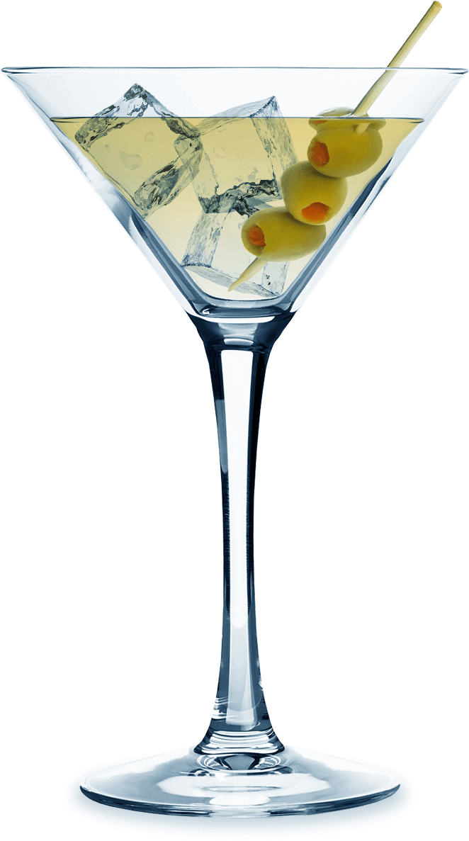 Classic Martiniwith Olives PNG Image