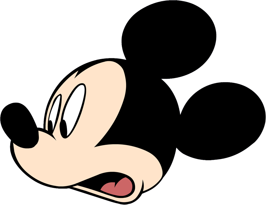 Classic Mickey Mouse Profile PNG Image