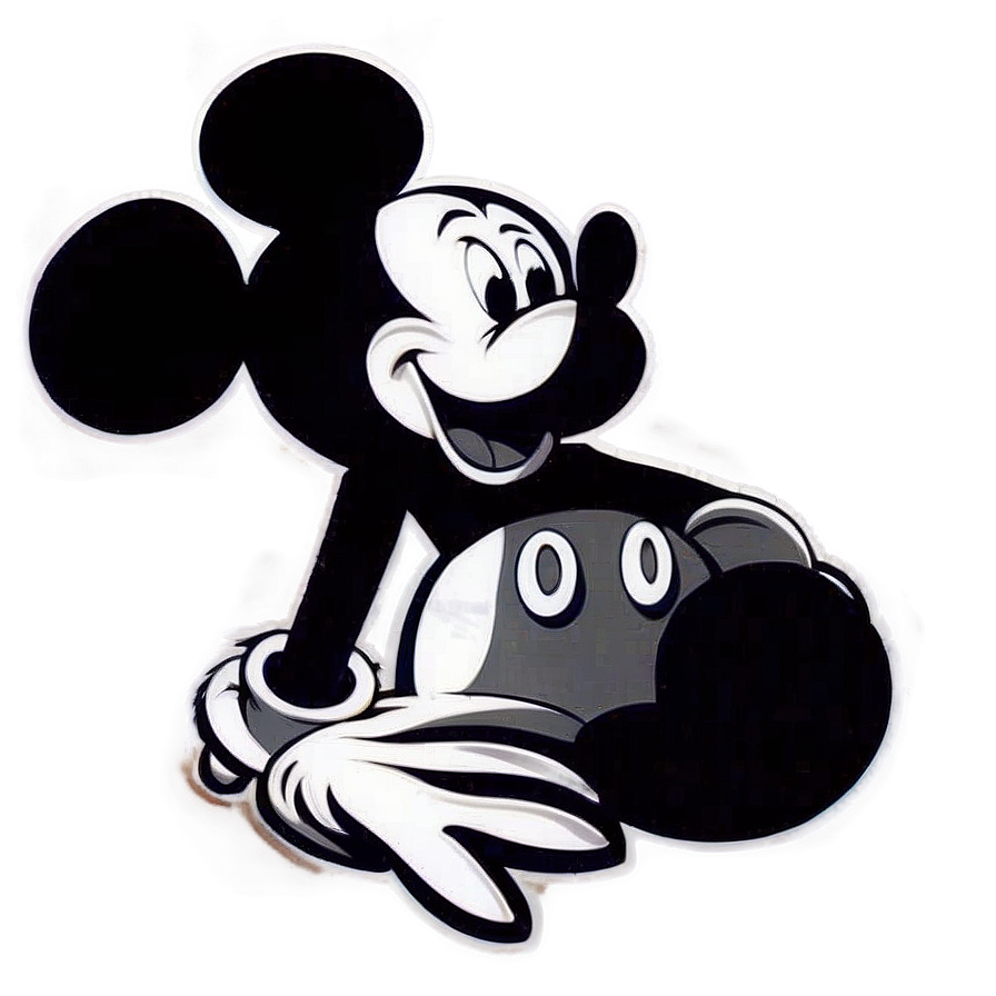 Classic Mickey Mouse Shadow Png 58 PNG Image