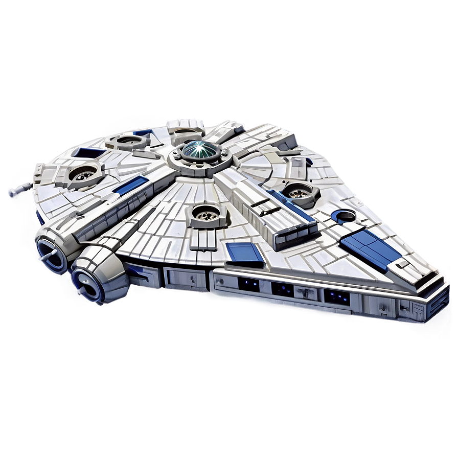 Classic Millennium Falcon Design Png 82 PNG Image