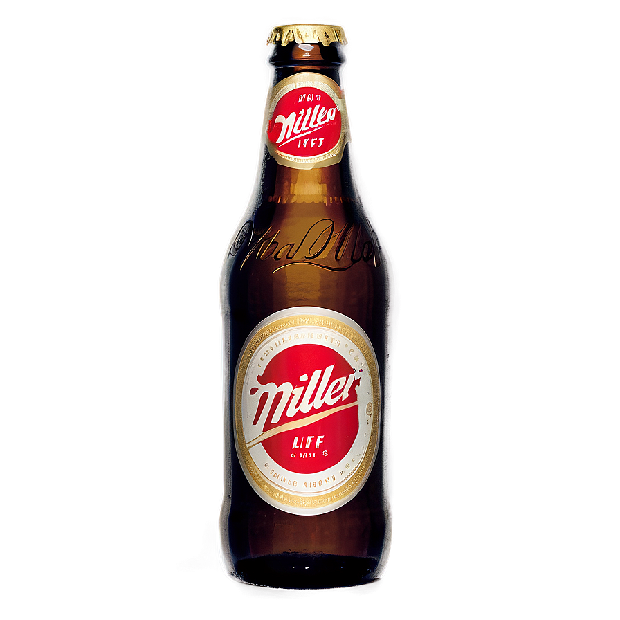 Classic Miller High Life Bottle Png 60 PNG Image