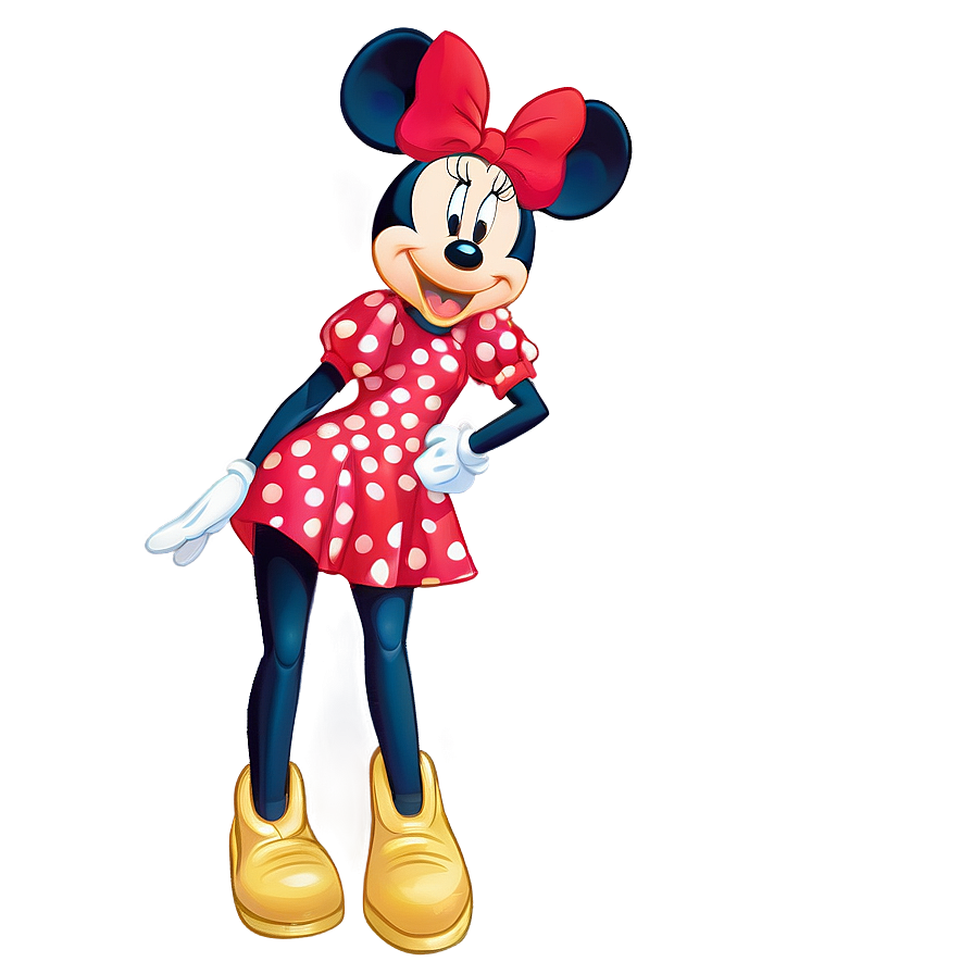 Classic Minnie Mouse Pose Png 05032024 PNG Image