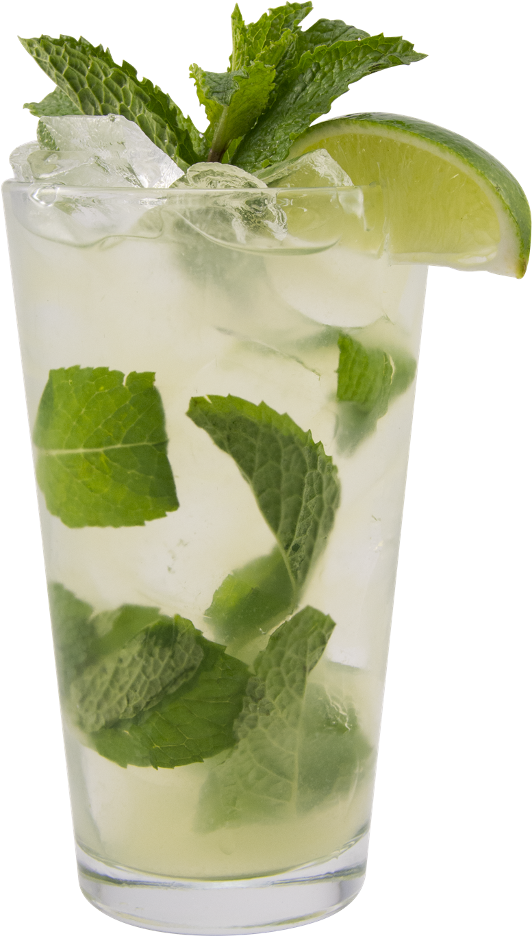 Classic Mojito Cocktail Glass PNG Image