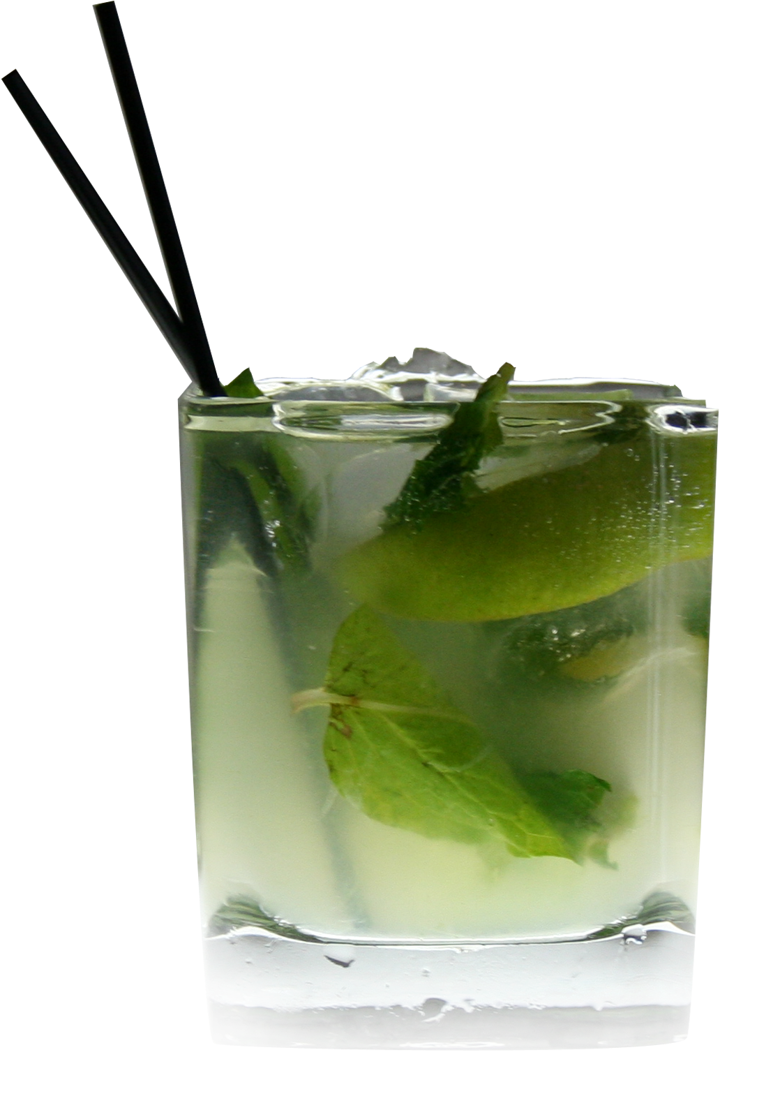 Classic Mojito Cocktail Glass PNG Image