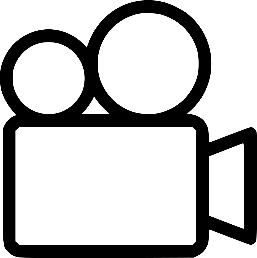 Classic Movie Camera Icon PNG Image