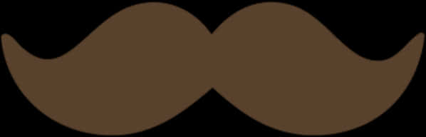 Classic Mustache Icon PNG Image