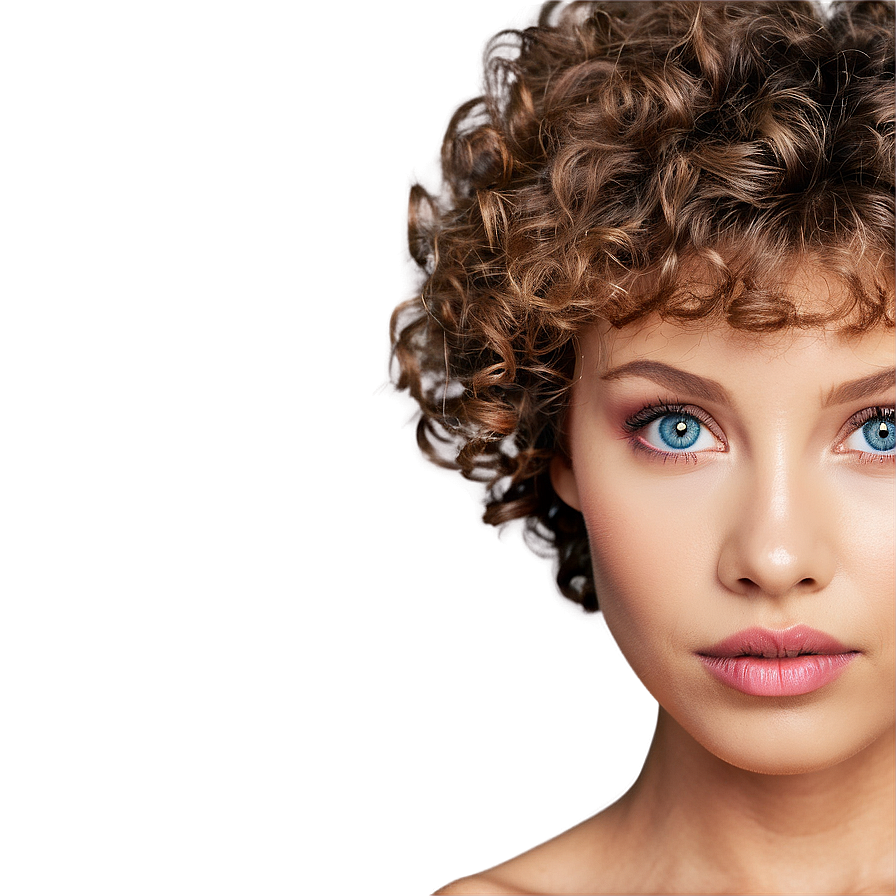 Classic Perm Look Png 94 PNG Image