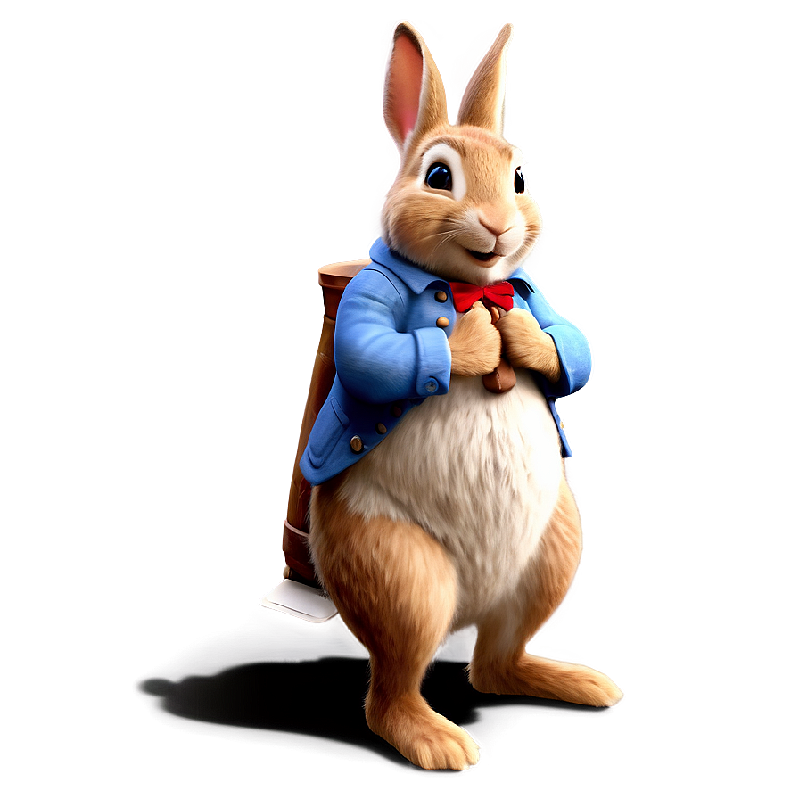 Classic Peter Rabbit Pose Png Nbl45 PNG Image