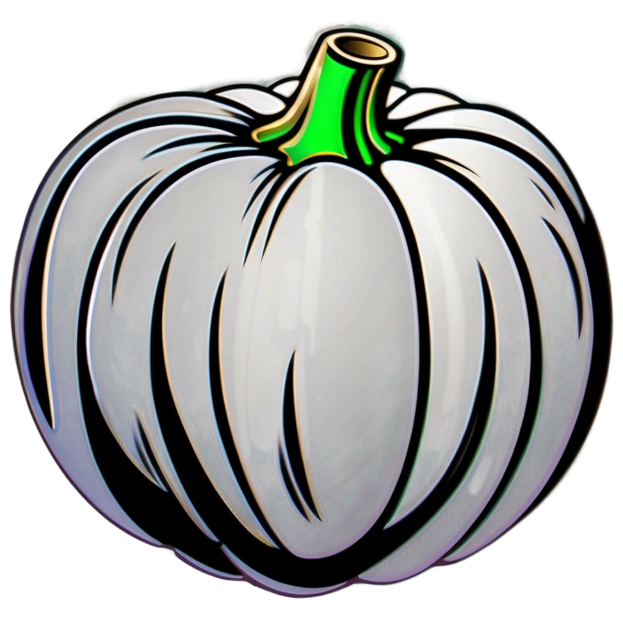 Classic Pumpkin Outline Design Png Bmu PNG Image