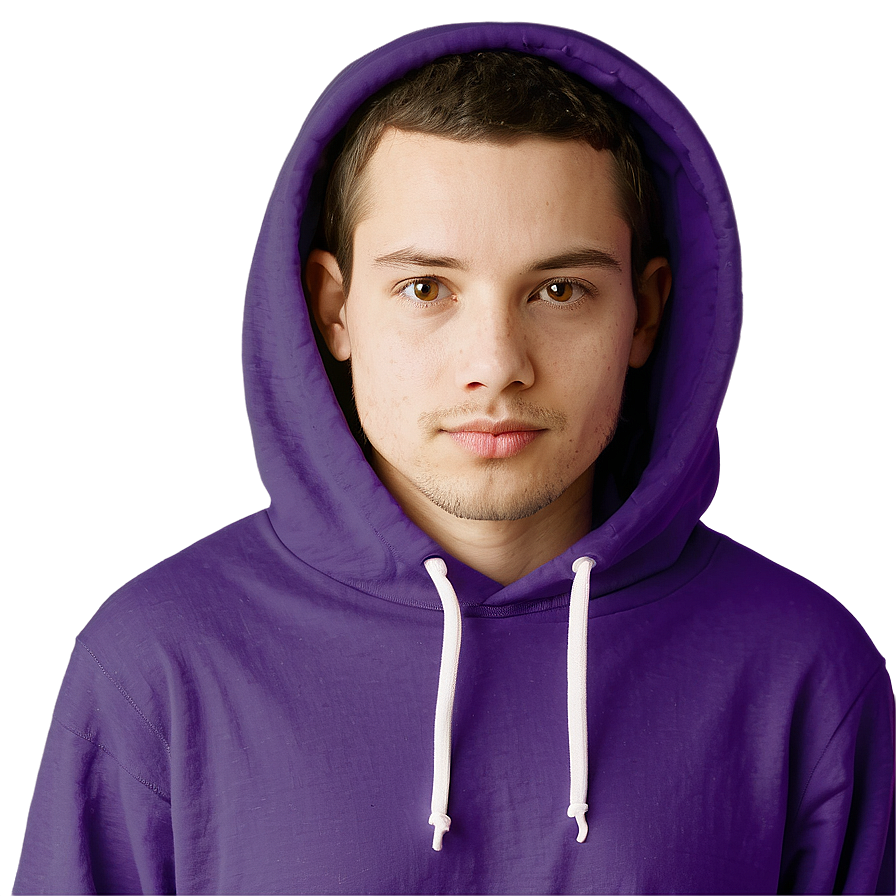 Classic Purple Hoodie Design Png Gbg PNG Image