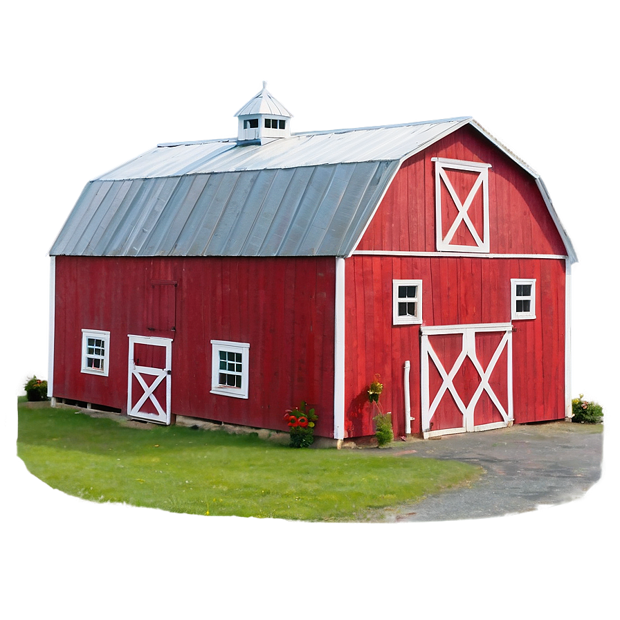 Classic Red Barn Png 05242024 PNG Image