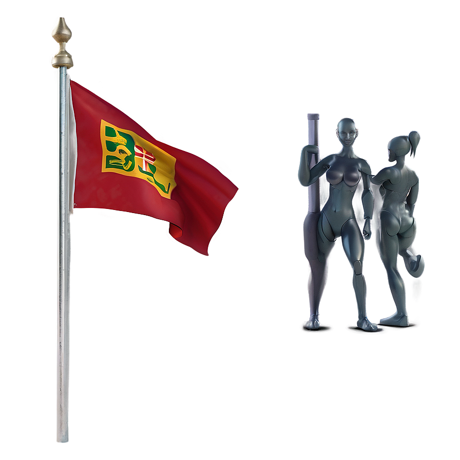 Classic Red Flag Model Png Tdu PNG Image