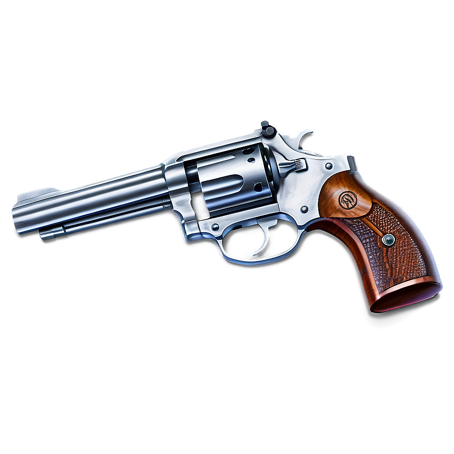 Classic Revolver Art Png 05242024 PNG Image