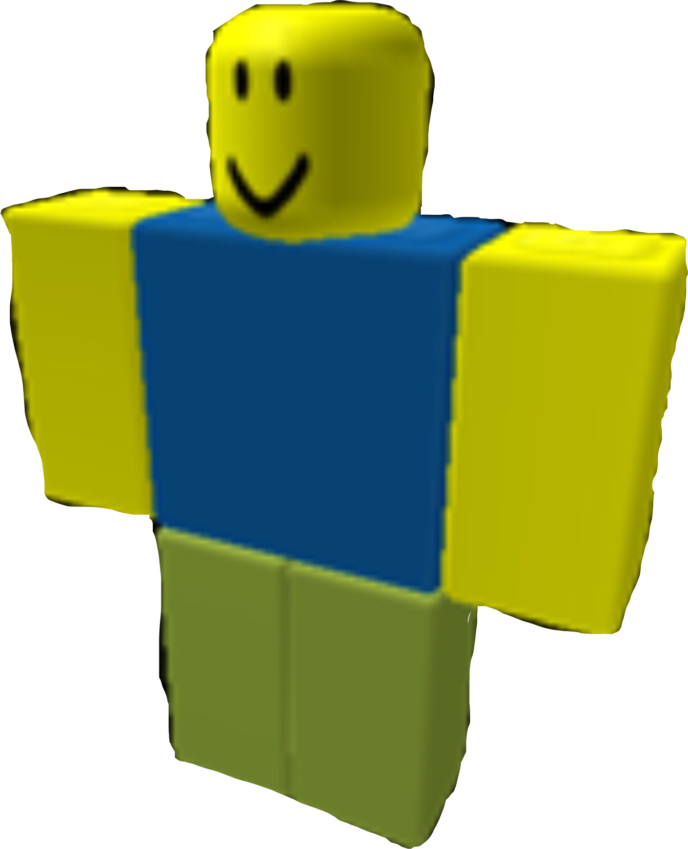 Classic Roblox Avatar Smile PNG Image