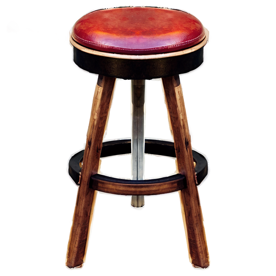 Classic Round Barstool Png 06282024 PNG Image