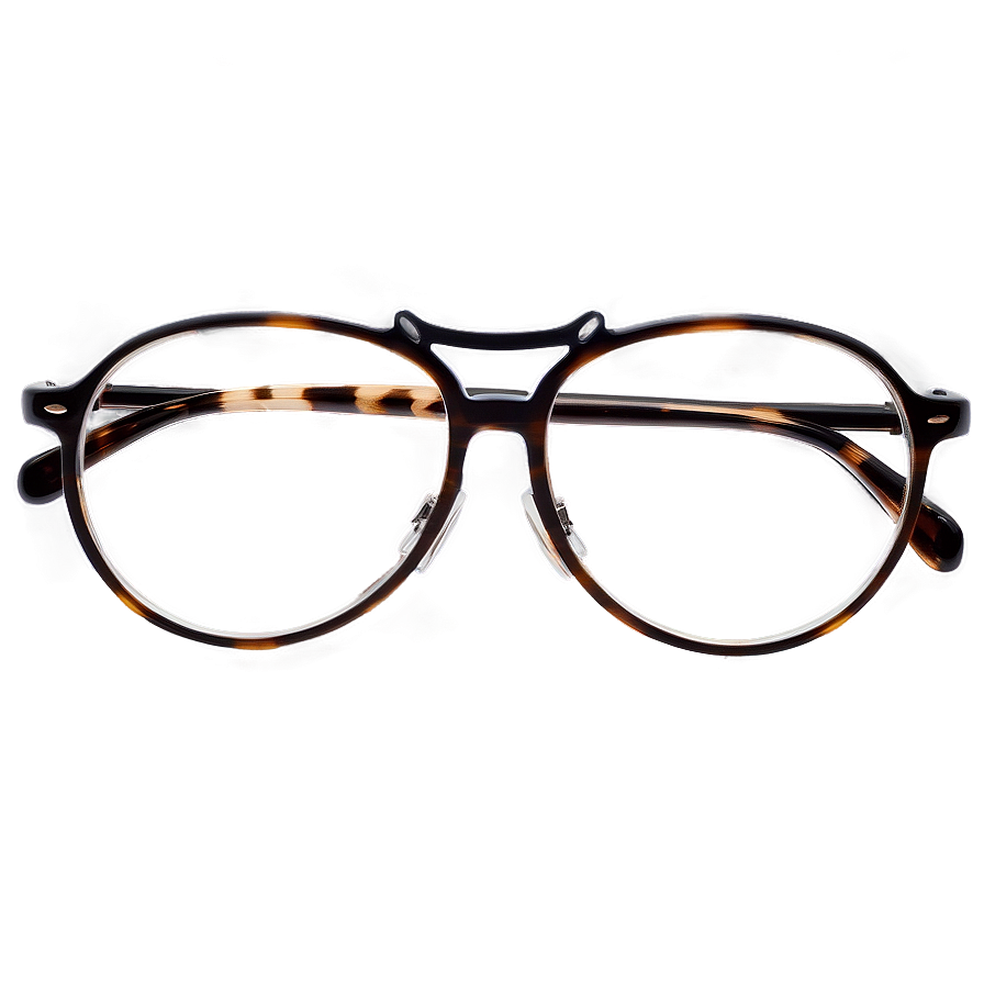 Classic Round Eyeglasses Png 05252024 PNG Image