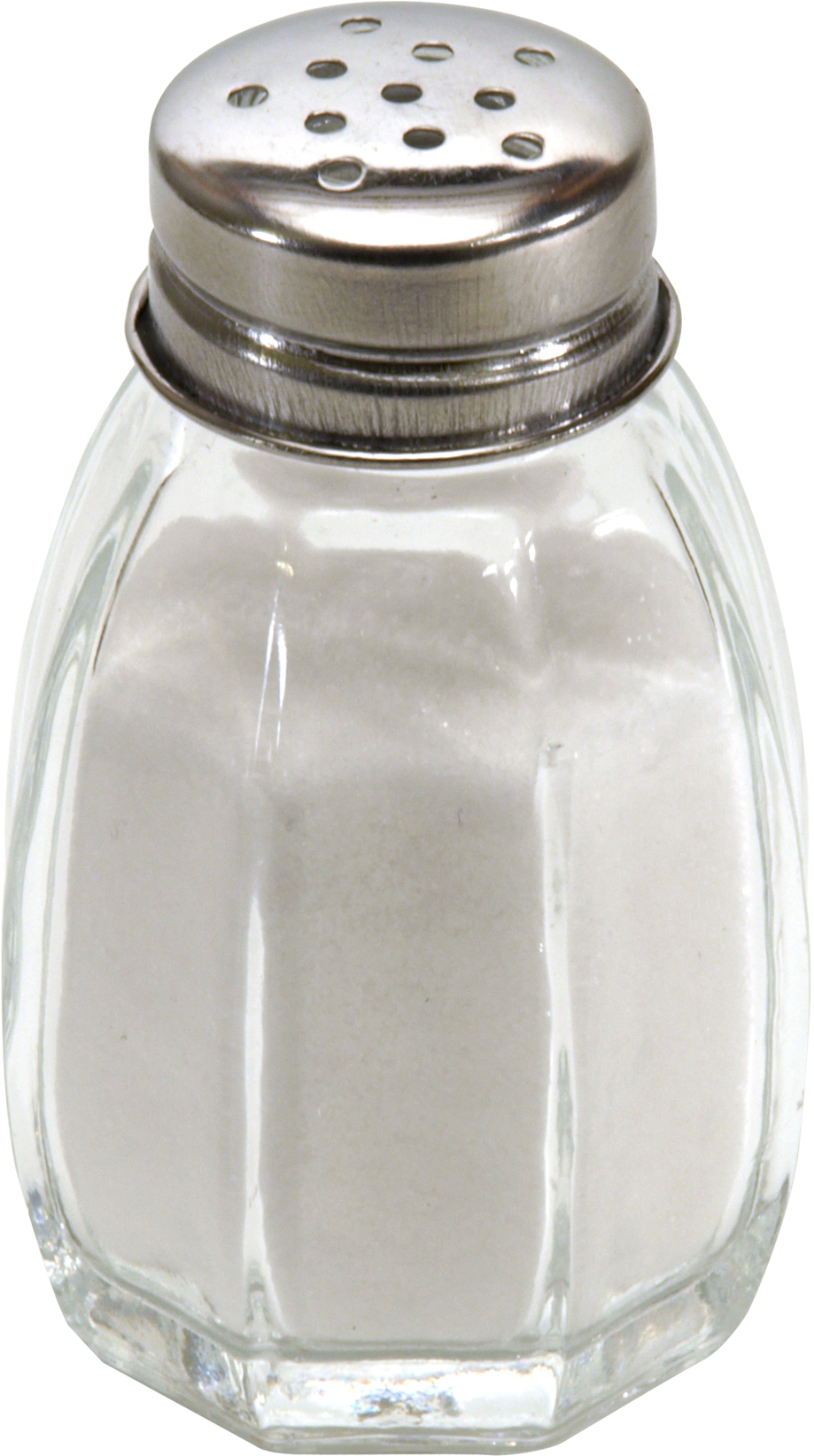 Classic Salt Shaker Filledwith White Salt PNG Image