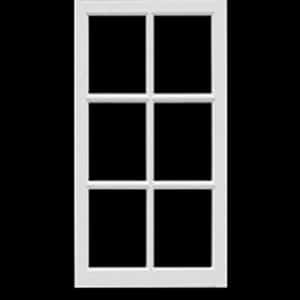 Classic Six Pane Window PNG Image